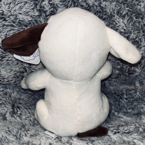 NWT Stuffed Animal Baby Puppy Beanie soft plush Dog w/Tag RBI 7" - Picture 3 of 4
